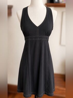 Athleta Black Halter Performance / Travel Dress